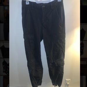 Black cargo pants